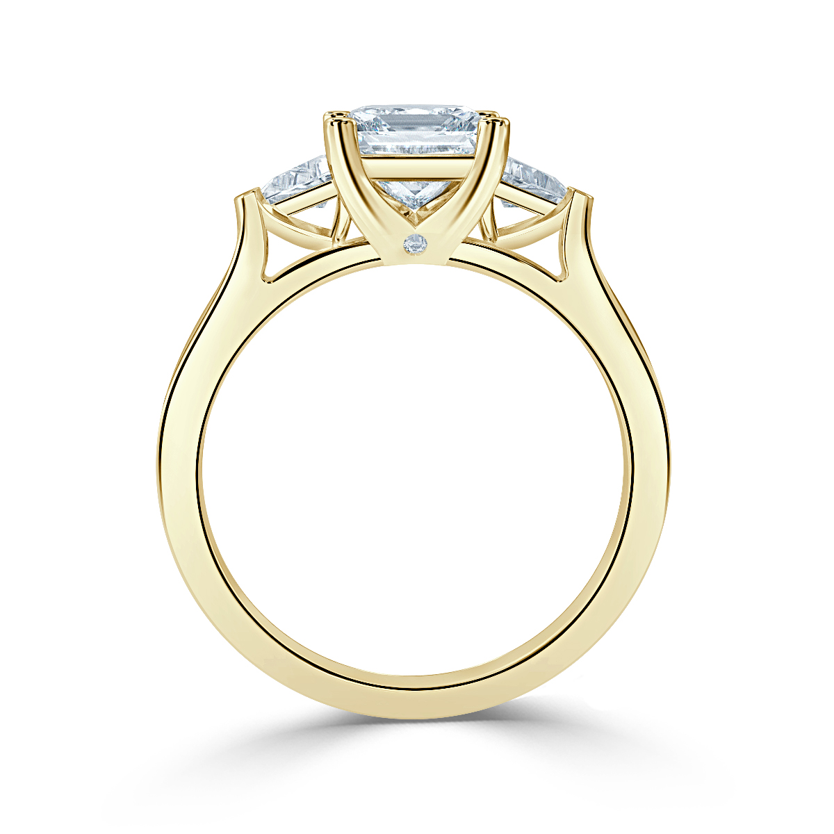 Princess With Triangle Trilogy Ring