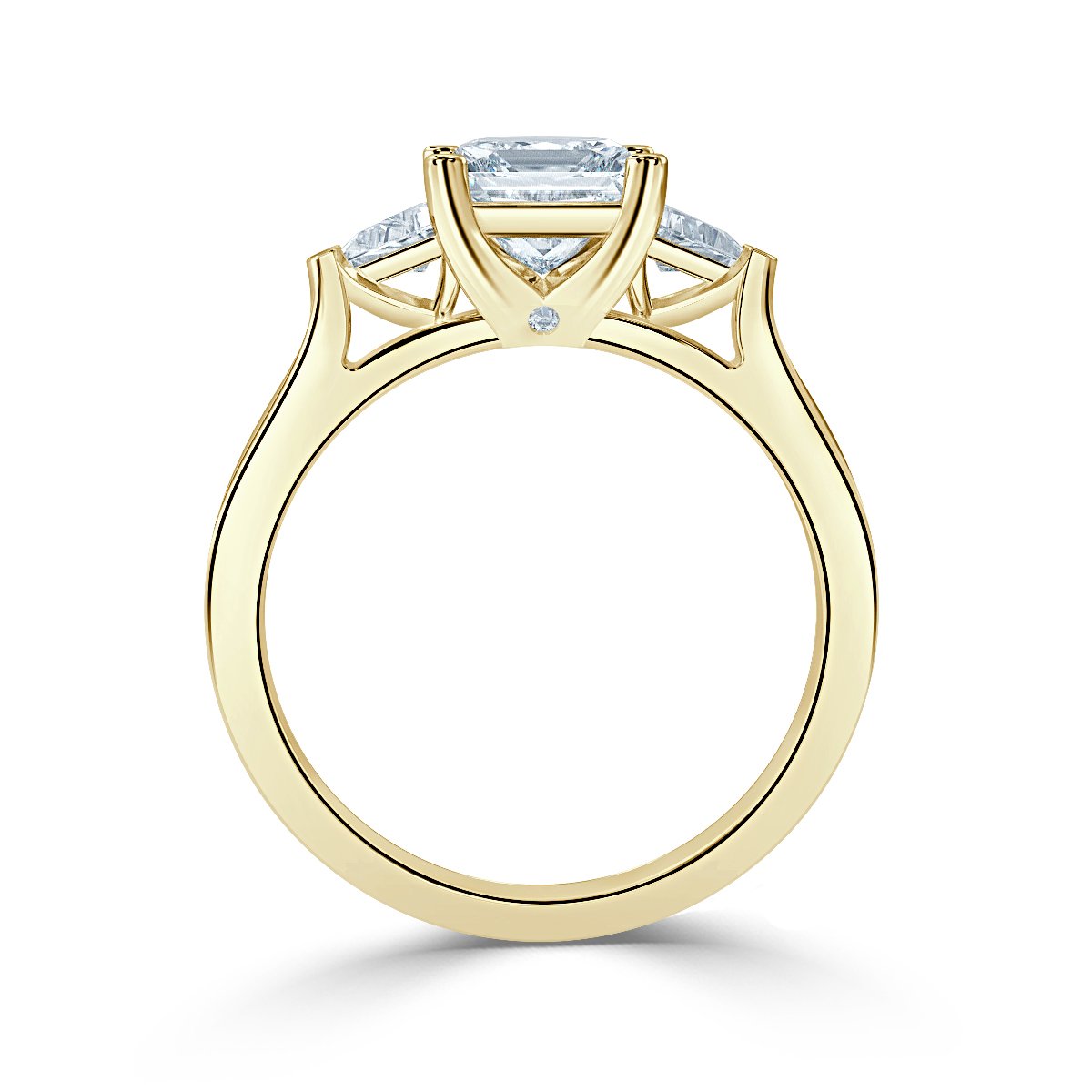 Princess With Triangle Trilogy Ring