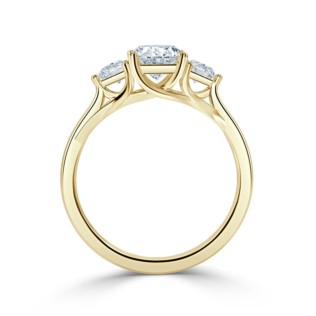 Oval With Round Trilogy Ring