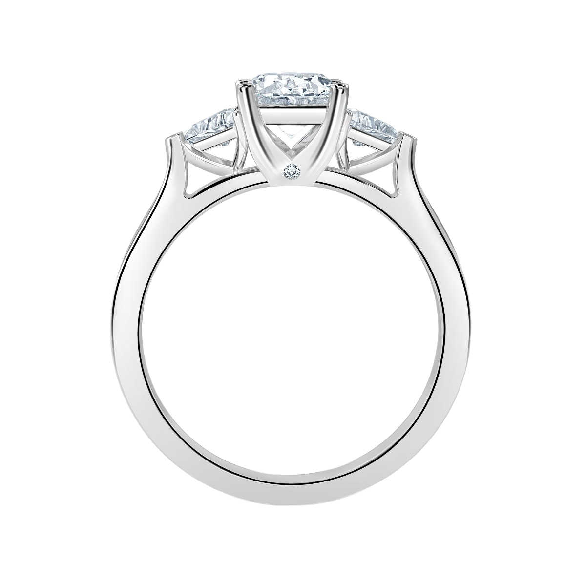 Oval With Triangle Trilogy Ring
