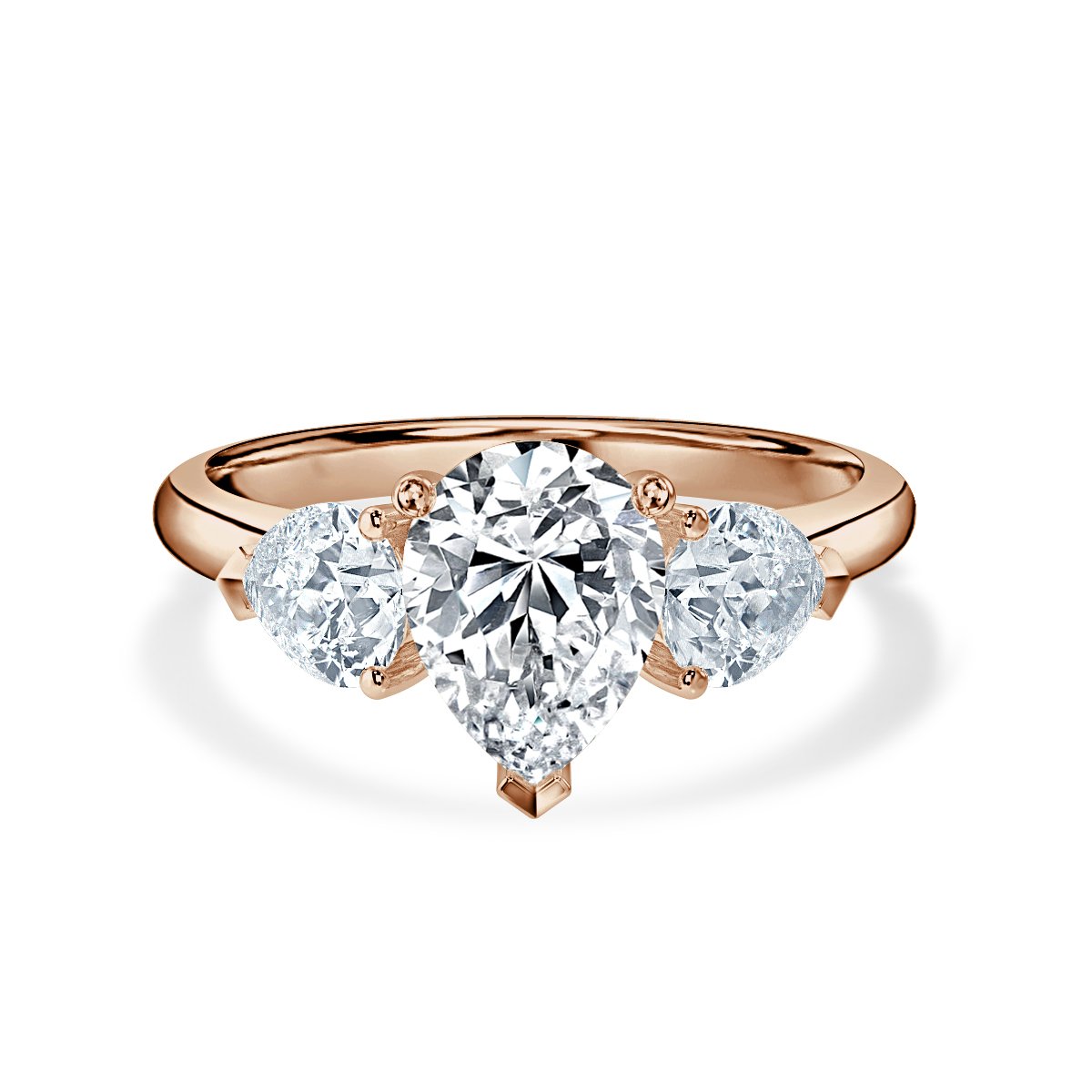 Pear Shape With Pear Trilogy Ring