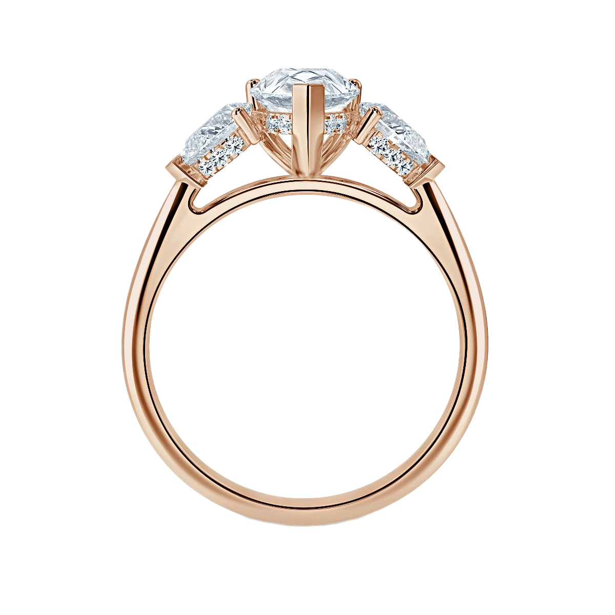 Pear Shape With Pear Trilogy Ring