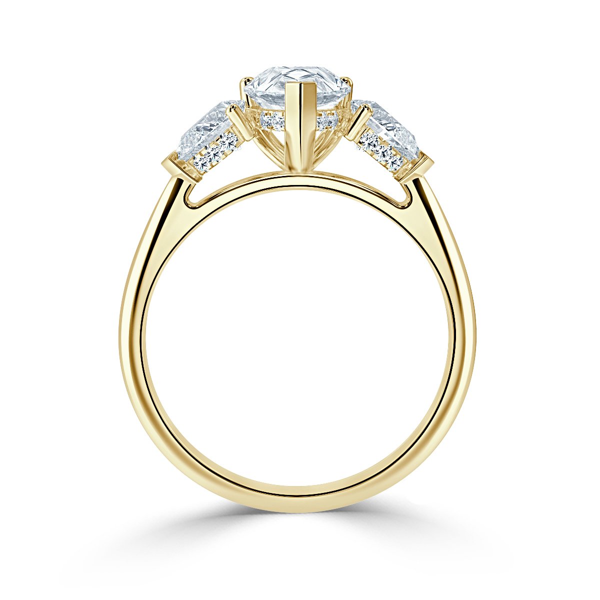 Pear Shape With Pear Trilogy Ring