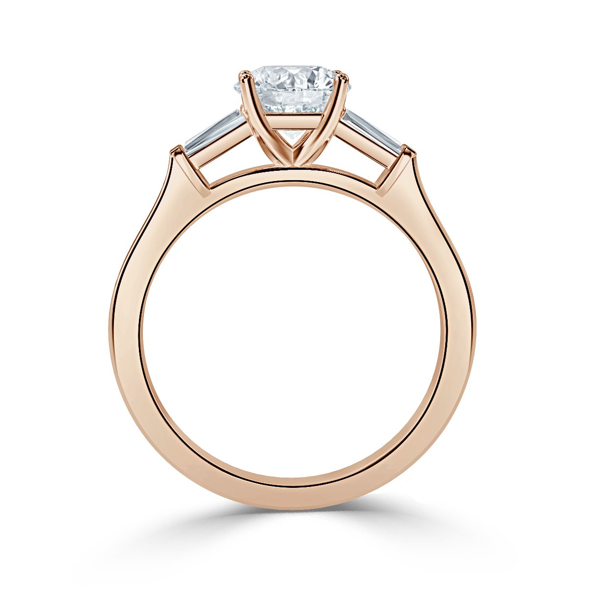 Heart With Pear Shape Trilogy Ring