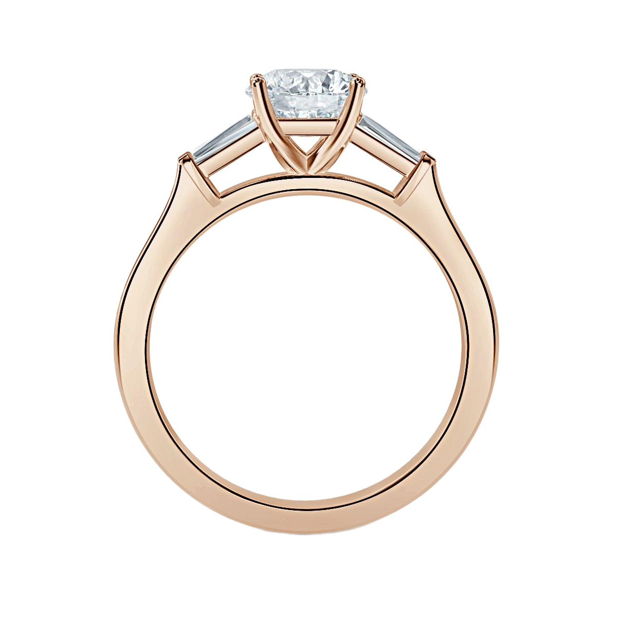 Heart With Pear Shape Trilogy Ring