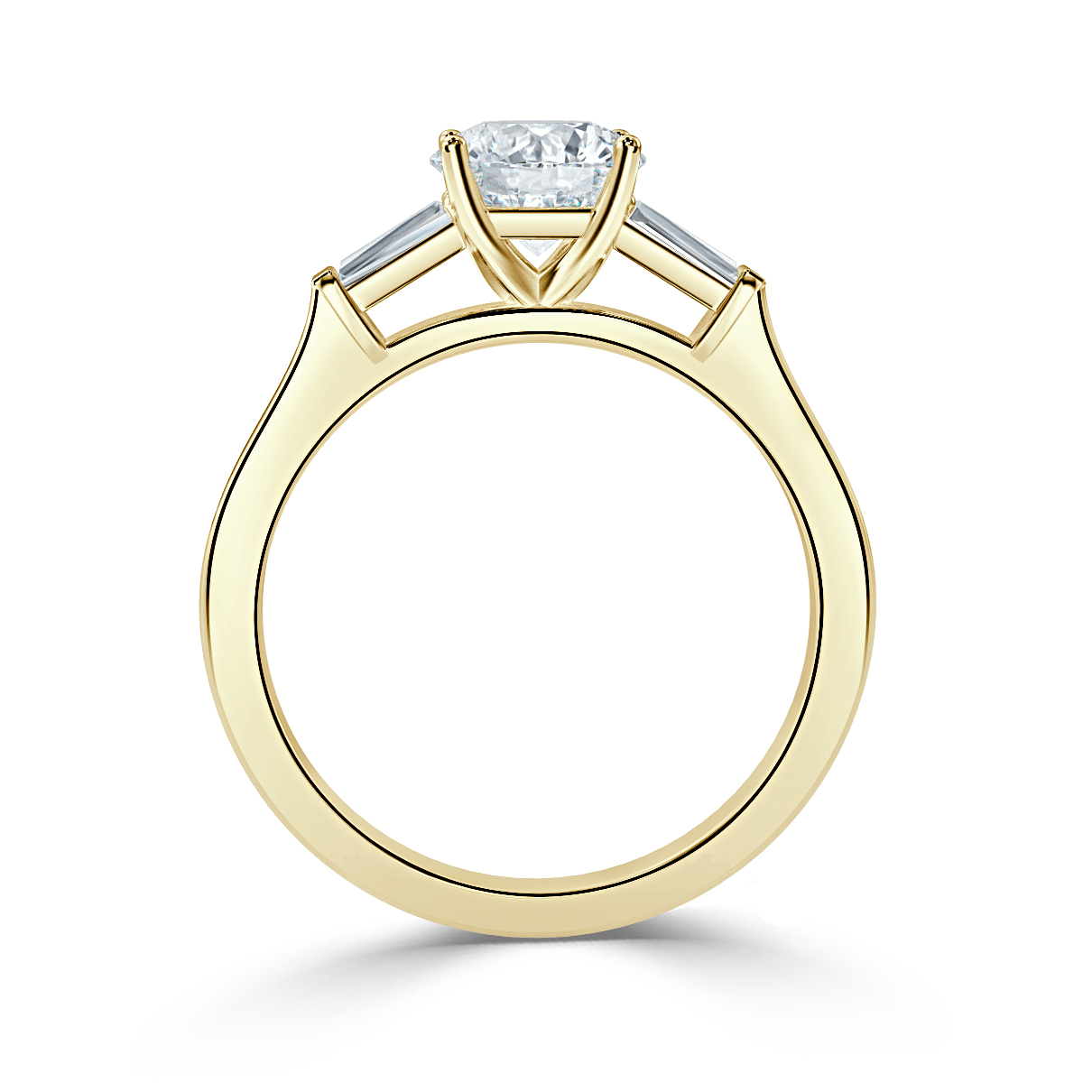 Heart With Pear Shape Trilogy Ring