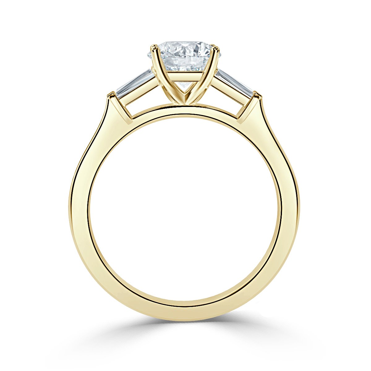 Heart With Pear Shape Trilogy Ring