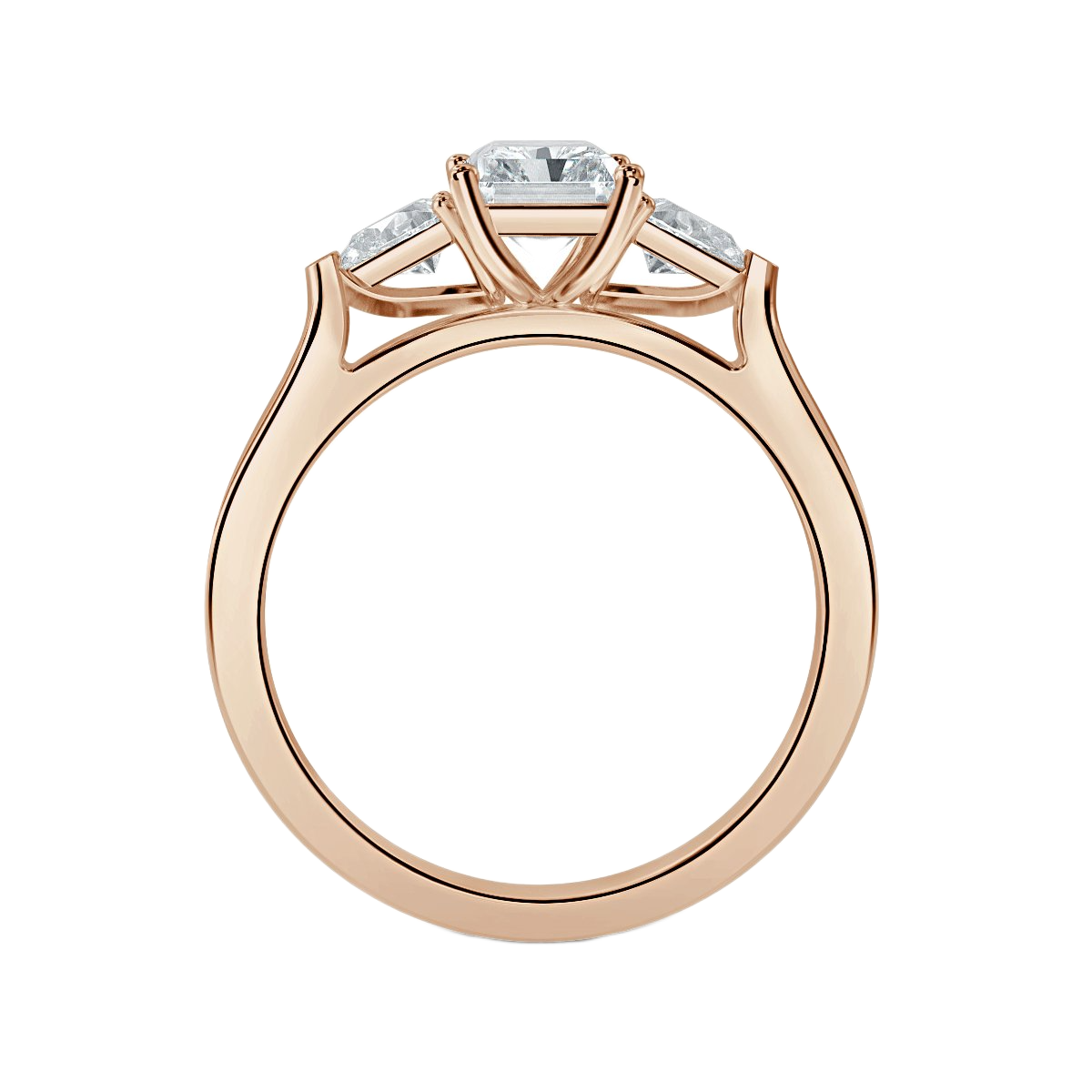 Radiant With Pear Shape Trilogy Ring