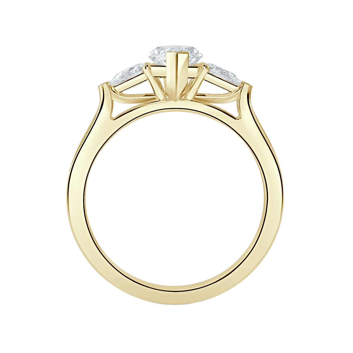 Marquise With Pear Shape Trilogy Ring