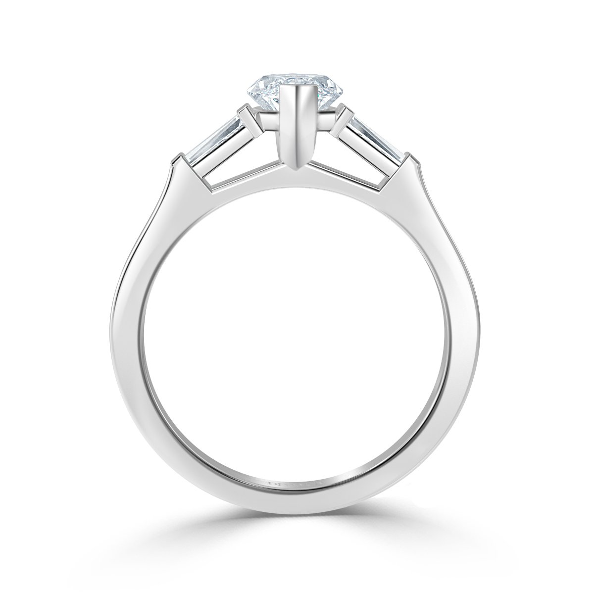 Marquise With Baguett Trilogy Ring