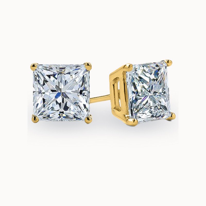 Princess Diamond Earrings